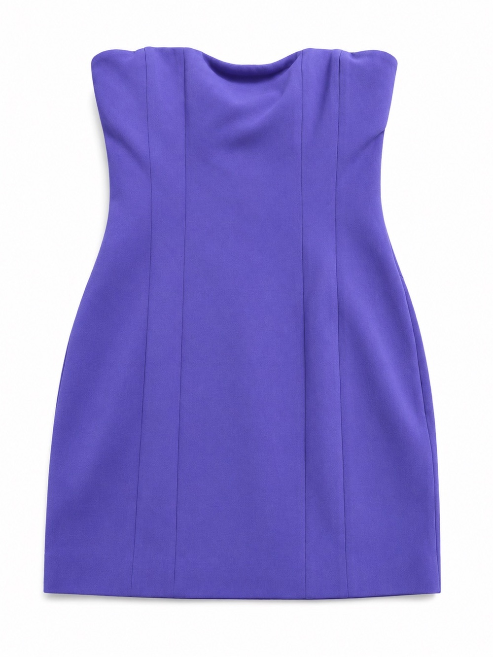A.L.C. Strapless Fitted Dress in Violet